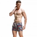 Short Masculino Curto Floral Estampado Confortável Moda Praia Verão