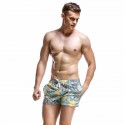 Short Masculino Curto Floral Estampado Confortável Moda Praia Verão