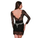 Lace Dress Black Classic Long Sleeve with Strap Awards