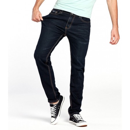 Calça Masculina Jeans Brim Azul Estilo Casual Moderna Exclusiva