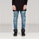 Men's Jeans Slim Fit Youth Play Ballad Party Relay