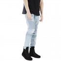 Men's Jeans Slim Fit Youth Play Ballad Party Relay