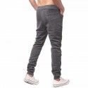 Calça Casual Masculina Cinza Treinos Academia com Bolsos