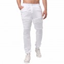 Calça Casual Masculina Cinza Treinos Academia com Bolsos