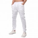 Calça Casual Masculina Cinza Treinos Academia com Bolsos