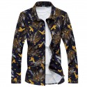 Men's Fashion Shirt Summer Fashion Printed Logo Sleeve