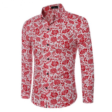 Floral Patterned Shirt MAcullen Fashion Beach Style Hawaiian