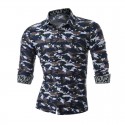 Camisa Masculina Camuflada Exercito Manga Longa Estampada