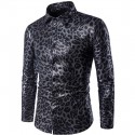 Gay Men's Shirt Animal Print Tigress Long Sleeve Ballad Luxury