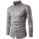 Gay Men's Shirt Animal Print Tigress Long Sleeve Ballad Luxury