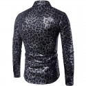 Gay Men's Shirt Animal Print Tigress Long Sleeve Ballad Luxury