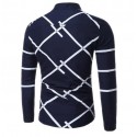 Men's Casual Shirt Rectangles Casual Stripes Fashionable