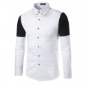 Casual Shirt Long Sleeve Floral Button Male Party Ballad