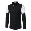 Casual Shirt Long Sleeve Floral Button Male Party Ballad