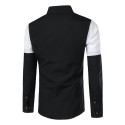 Casual Shirt Long Sleeve Floral Button Male Party Ballad