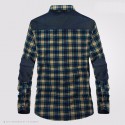 Men's Chess Lumberjack Shirt High-End Long Sleeve Jacket