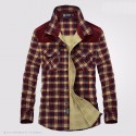 Men's Chess Lumberjack Shirt High-End Long Sleeve Jacket