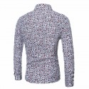 Men's Fashion Shirt Florida Long Sleeve Social Print