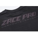 Men's Casual Fitness Training Shirt Black With Green