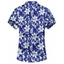 Casual Men's Casual Shirt Hawaiian Short Sleeve Beach Flower Fashion