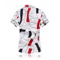 Men's Social Shirt Short Sleeve Printed Party Ballad