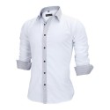 Men's Casual Social Shirt Long Sleeve New Fashion Button