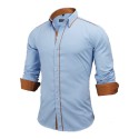 Men's Casual Social Shirt Long Sleeve New Fashion Button