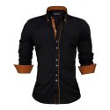 Men's Casual Social Shirt Long Sleeve New Fashion Button