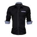 Men's Casual Social Shirt Long Sleeve New Fashion Button