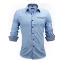 Men's Casual Social Shirt Long Sleeve New Fashion Button