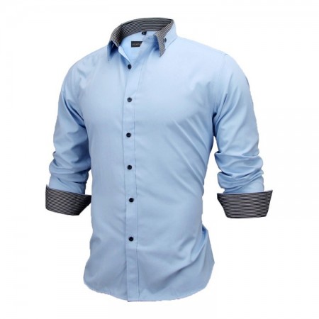 Men's Casual Social Shirt Long Sleeve New Fashion Button