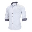 Men's Casual Social Shirt Long Sleeve New Fashion Button