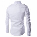 Men's Military Social Shirt Formal Elegant Long Sleeve