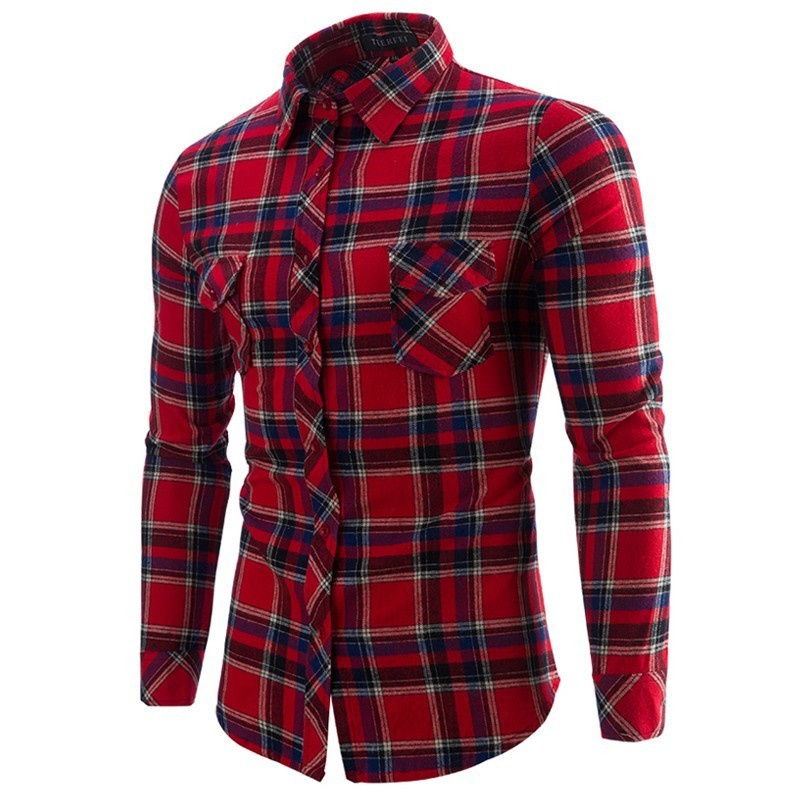 Camisa Xadrez Masculina Moda Sertaneja Casual Festa