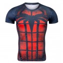 Camiseta Temática Heroi Homem Aranha Manga Curta Masculina Preta