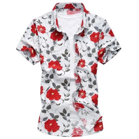 camisa masculina florida