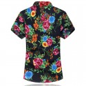 Camisa Masculina Florida Avaiana Colorida Estampada Verão