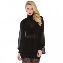 Sober Black Dress Long Sleeve Vampire