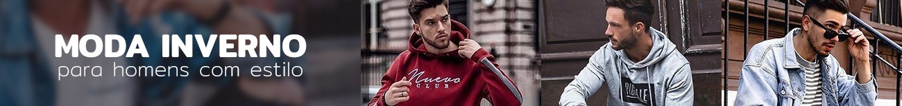 Moda Inverno Masculina Moletons e Casacos Compre online com Frete Grátis Calitta