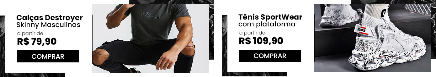 Roupas Masculinas com Frete Grátis e Desconto