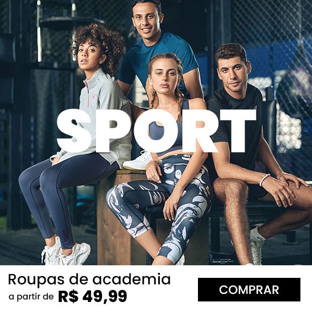 Roupas de Treino e Academia com desconto e frete grátis